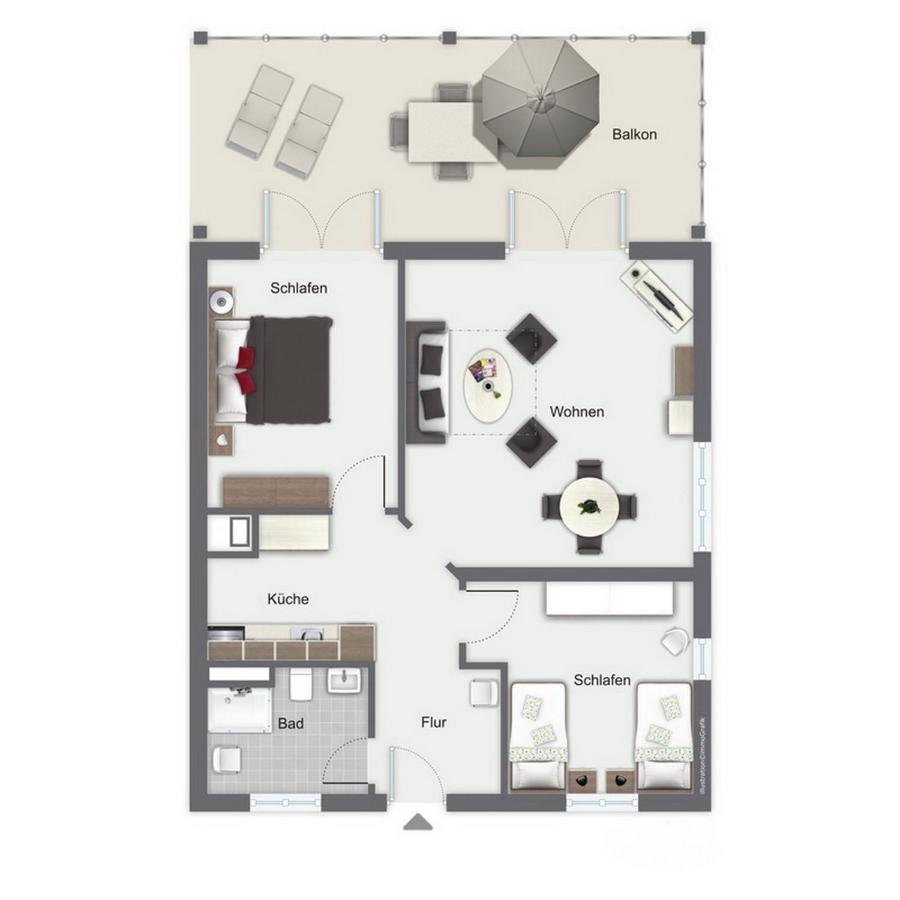 Likedeeler II Wohnung 03 볼텐하겐 외부 사진